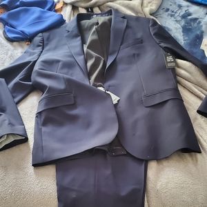 Express Clothing Blue Suit
